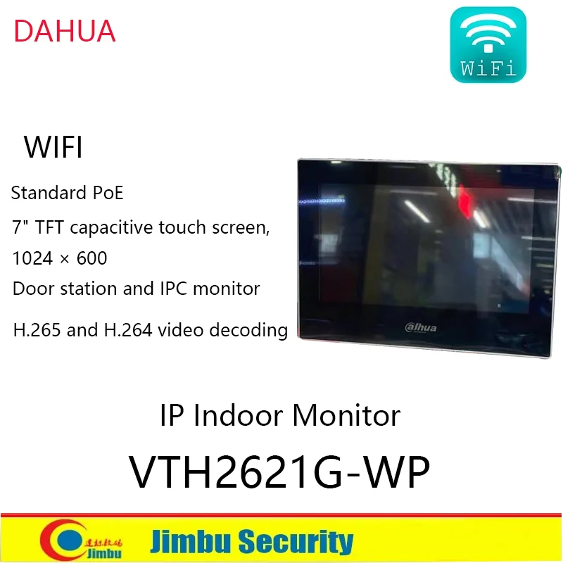 Dahua VTH2621G-WP IP ǳ    , H.265 Wi-Fi PoE, 7 ġ TFT ġ,  ٱ